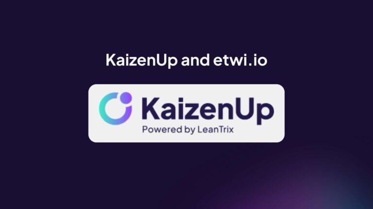 AI for Manufacturing – How KaizenUp Supports etwi.io