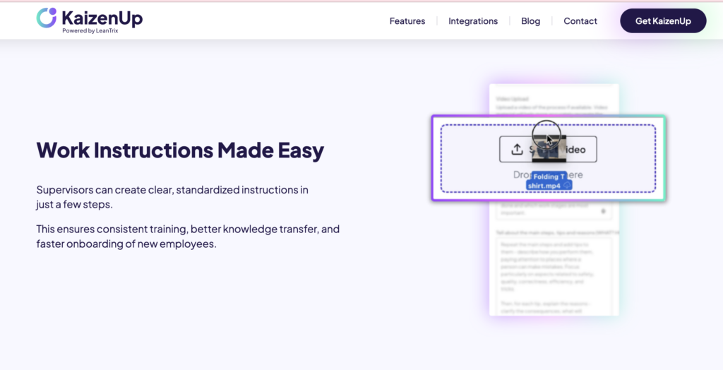 AI in creating Work Instruction accroding to TWI Methodolgy